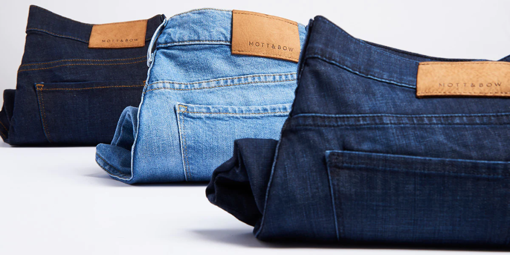 Mott and Bow eco-friendly jeans